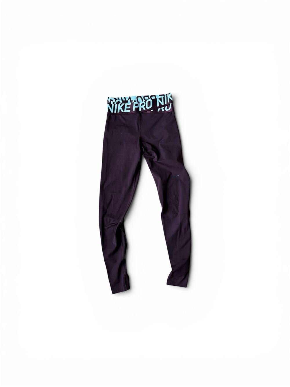 Nike Women’s Burgundy Leggings with Branded Twist Waistband